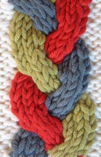 Intarsia cables- for use on the Anthro inspired headband... Cable Knitting, Knitted Headband, Knitting Techniques, Knitting Inspiration, Crochet Stitches, Free Crochet Pattern, Free Crochet, Knitted Scarf, Free Pattern