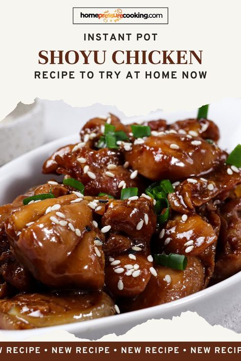 Craving a savory and tender chicken dish? This Instant Pot Shoyu Chicken recipe is perfect for busy nights when you want flavor without the fuss. Ready in under 30 minutes, this dish will be your new go-to for quick dinners. For more delicious Instant Pot chicken recipes, visit homepressurecooking.com today! #easymeals #chickendinner #pressurecooking #shoyuchicken #japanesefood Shoyu Chicken Recipe, Shoyu Chicken, Instant Pot Chicken Recipes, Delicious Meal Prep, Lemon Garlic Chicken, Quick Dinners, Chicken Dish, Magic Recipe, Curry Chicken Recipes