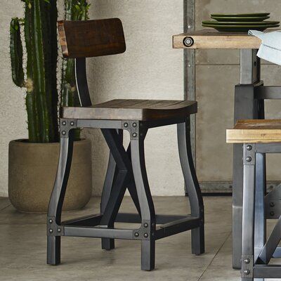 Industrial Counter Stools, Wood Bar Counter, Wood Counter Stools, Stool Wood, Industrial Bar Stools, La Forge, Wine Glass Rack, Iconic Furniture, Glass Rack