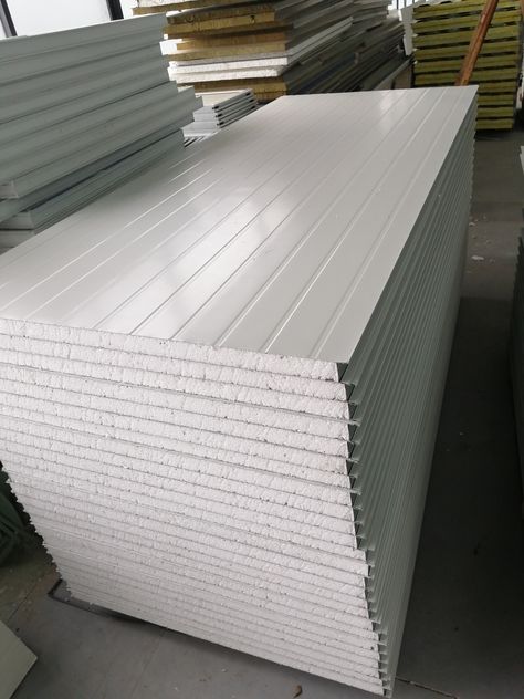 Insulated Wall Panels, Wall Insulation Diy, Sandwich Panel House, Sandwich Panel Roof, Blinds For Windows Living Rooms, Office Warehouse, Industrial Racks, Loft House Design, Grill Door Design