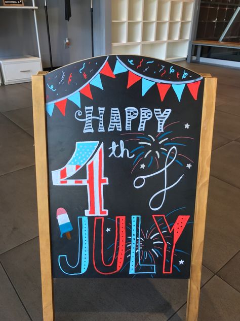 4th Of July Chalkboard Art Easy, Memorial Day Chalkboard Art, Patriotic Chalkboard Art, Fourth Of July Chalkboard Art, 4th Of July Chalkboard Art, Patriotic Chalkboard, Fourth Of July Chalkboard, July Chalkboard Art, Chalkboard Art Ideas