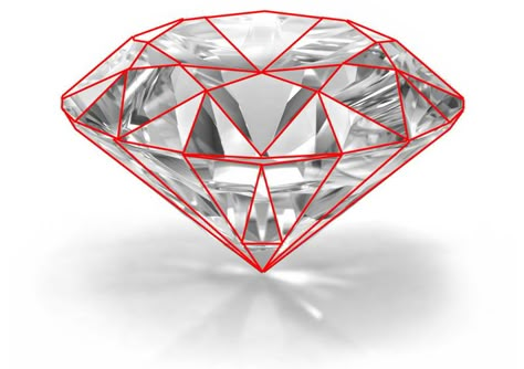 How to Draw a Diamond Diamond 3d Drawing, Jewel Art Drawing, Diamond Outline Drawing, How To Draw Diamonds, Diamond Drawing Realistic, How To Draw A Diamond, How To Draw Gems, Diamond Drawing Sketches, Realistic Diamond Tattoo