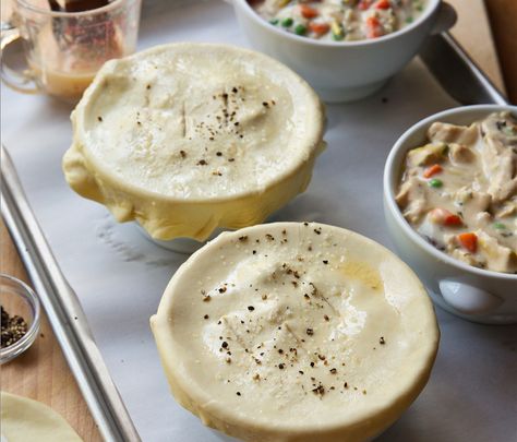 French Chicken Pot Pies Recipe - Food Republic Pickled Beets Recipe, Recipe Casserole, French Chicken, Chicken Pot Pies, Savory Tarts, Casserole Chicken, Creamed Leeks, Ina Garten Recipes, Pot Pies Recipes