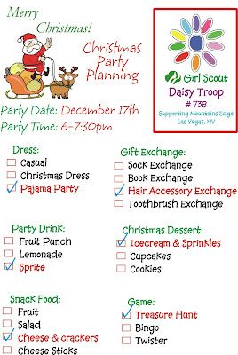 Girl Scout Troop #738 Girl Scout Brownies Meetings, Girl Scout Meeting Ideas, Girl Scout Mom, Girl Scout Troop Leader, Christmas Party Planning, Brownie Girl Scout, Scout Mom, Girl Scout Daisy, Girl Scout Activities