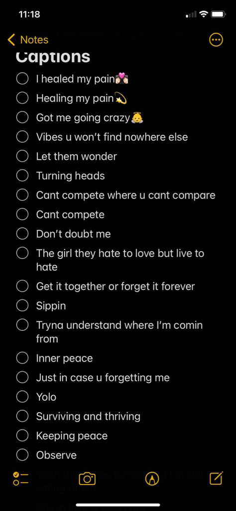 Insta Captions About Peace, At Peace Captions, Self Healing Captions For Instagram, Peace Instagram Captions, Peace Captions Instagram, Tiktok Caption Ideas, Healing Captions For Instagram, Insta Captain, Healing Captions