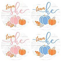 Check this out on Amazon Pumpkin Gender Reveal Party, Little Pumpkin Gender Reveal, Gender Reveal Stickers, Pumpkin Gender Reveal, Gender Reveal Baby Shower Themes, Gender Reveal Party Favors, 1st Birthday Favors, Halloween Gender Reveal, Gender Reveal Shirts