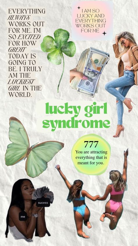 #luckygirlsyndrome #lucky #manifesting Lucky Girl Syndrome, Affirmations For Women, Prayer Board, Lucky Girl, Affirmation Quotes, Positive Energy, Dream Life, Create Yourself, Affirmations