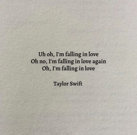 Taylor Swift Lyrics, Labyrinth, Falling In Love, Taylor Swift, Swift, In Love, Quotes, White, Black