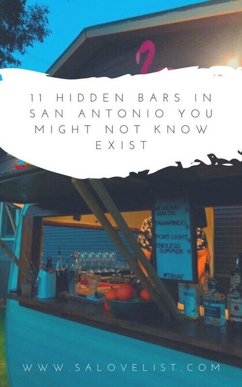 Looking for a list of speakeasies, hidden or secret bars in San Antonio? Well I've done the research for you and found several. San Antonio Things To Do, Hidden Bars, Stretching For Beginners, Secret Bar, San Antonio Riverwalk, Hidden Bar, Downtown San Antonio, Beginners Yoga, Love List