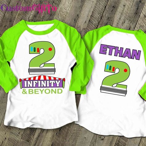 Two Infinity And Beyond Birthday Shirt, 2 Infinity And Beyond Birthday Party, Two Infinity And Beyond Birthday, Buzz Lightyear Birthday Party, Beyond Birthday, Buzz Lightyear Birthday, 2nd Birthday Party For Boys, Toy Story Theme, 2nd Birthday Shirt