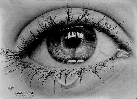 Eye Study, Eye Reference, Eye Tattoos, Crying Eyes, Realistic Eye Drawing, Tears In Eyes, Eye Drawings, Drawing Pencil Sketches, Realistic Pencil Drawings