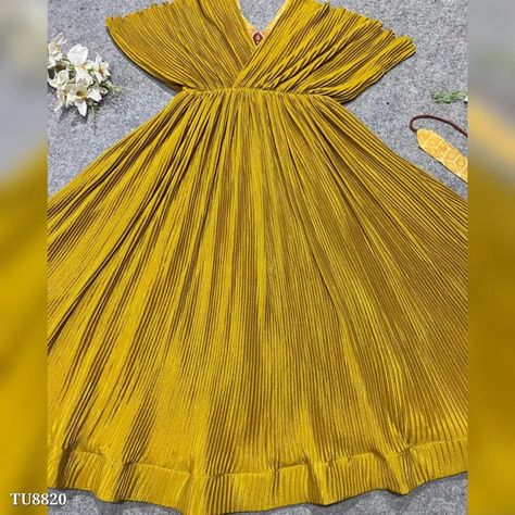 Catalog Name: *Party Wear Top Gown* NF-(1041)* *💃 Gown 💃* Yellow Colored Colour Embroidered Attractive Party Wear Georgette Top Plazzo has a Regular-fit and is Made From High-Grade Fabrics And Yarn. 💃 *Gown Fabric* :- Crush Shinone Fabric 💃*Gown Inner* :- Micro Cotton 💃 *Top Fabric* :- Position Print With 3mm Sequance Work 💃 *Top Inner* :- Micro 💃 *Top Work* :- 3mm Sequence Work , Multi Needle Work, Coding work, Embroidery Work, Zari Work. 💃 *Type* : *Top* :- Fully Stitched ( XL-42... Party Wear Top, Gown Yellow, Georgette Tops, Sequence Work, Zari Work, Needle Work, Work Tops, Embroidery Work, Top Fabric