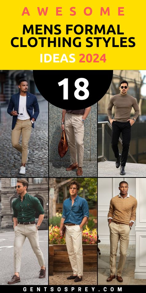 Elevate Your Style: Top 18 Men’s Formal and Smart Casual Fashion Trends 2024 Smart Casual Men Outfit 2024, Smart Casual Men’s Fashion, Men’s Office, Men's Semi Formal, Smart Casual Office, Mens Fashion Dressy, Mens Smart Casual Outfits, Casual Fashion Trends, Men's Formal Style