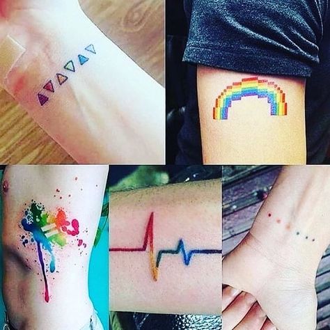 Now Pick From These #lgbtq🌈 #lgbt #lgbtq #pridetimes #pride #loveislove #tattoo #tattoos #lgbtsupporter Lgbt Tattoo, Pride Tattoo, Tattoo Cute, Rainbow Tattoos, Muster Tattoos, Inspiration Tattoos, Disney Tattoo, Trendy Tattoo, Cute Ideas