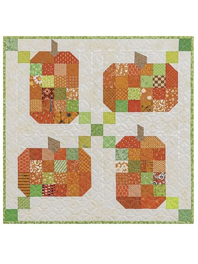 New Products - Pumpkin Quilts, Pumpkin Quilt Pattern, Patchwork Pumpkin, Pumpkin Quilt, Fall Patchwork, Autumn Quilts, Leaves Quilt, Autumn Quilt, Stamp Quilt