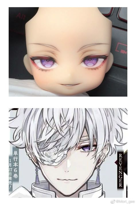 Nendoroid Face Plate, Ymy Doll, Nendoroid Face, Chibi Head, Nendoroid Anime, Body Reference Poses, Eye Painting, Polymer Clay Dolls, Clay Figures