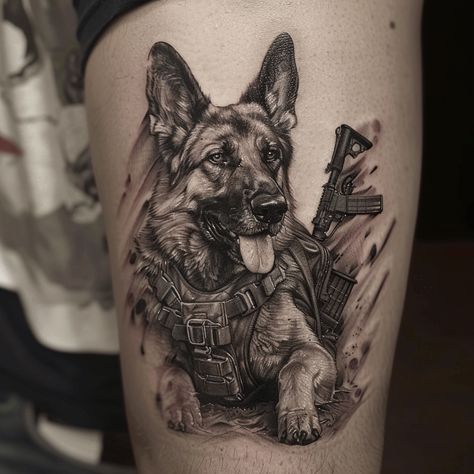 32 German Shepherd Tattoo Meanings: Symbolism and Design Significance – tattoodesigns.co Gsd Tattoo, German Shepherd Tattoo, Shepherd Tattoo, Expand Your Vocabulary, German Shepherd Breeds, Tattoo Meanings, Slang Words, Calf Tattoo, Words And Phrases