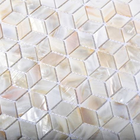 Mosaic Kitchen Tiles, Pearl Tiles, Kitchen Tile Backsplash, Tile For Bathroom, Herringbone Mosaic Tile, Mosaic Kitchen, Mother Of Pearl Mosaic, Natural Tile, Shower Backsplash