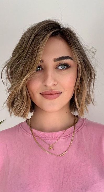 Mid Neck Length Hair, Summer Haircuts, Hair Bangs, Hair Short, Great Hair, Thick Hair, Hair Dos, Gorgeous Hair, Bobs Haircuts