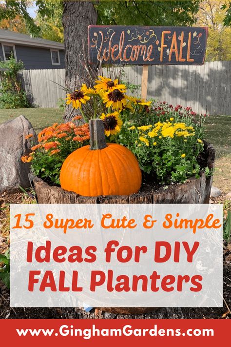 Fall Flower Boxes Ideas, Fall Flower Arrangements Outdoor, Fall Flower Pot Ideas, Fall Flower Bed Ideas, Fall Outdoor Planter Ideas, Fall Containers Planters, Outdoor Fall Flowers, Fall Flower Boxes, Fall Potted Plants