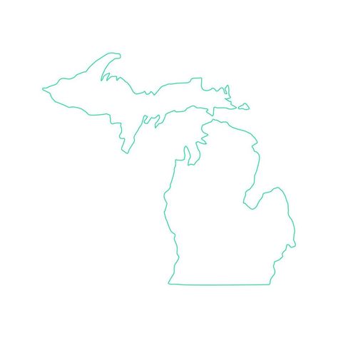 Michigan map on white background State Of Michigan, Templates Printable Free, Xmas Gifts, Vector Art, Michigan, White Background, Free Printables, Vector Free, Royalty Free