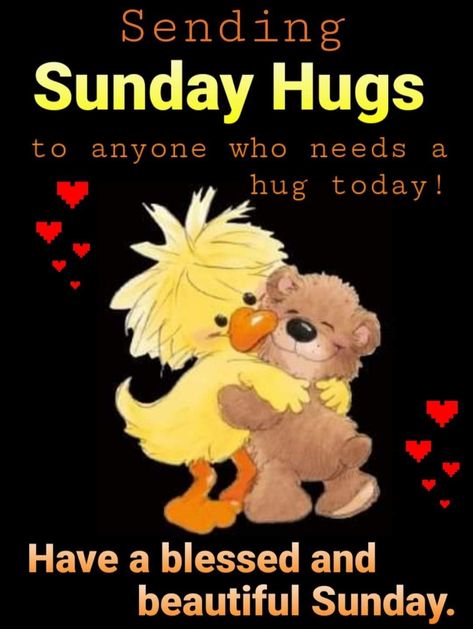 Sunday Hugs, Sunday Morning Humor, Good Morning Happy Weekend, Quotes Sunday, Hug Images, Sunday Greetings, Sunday Wishes, Healing Hugs, Sunday Images