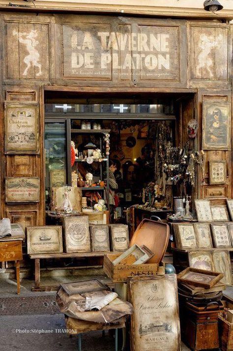 Book shop in Aix en Provence Old Shop, Shop Fronts, Shop Front, Provence France, Store Front, Shop Window, Antique Shops, France Travel, B & B