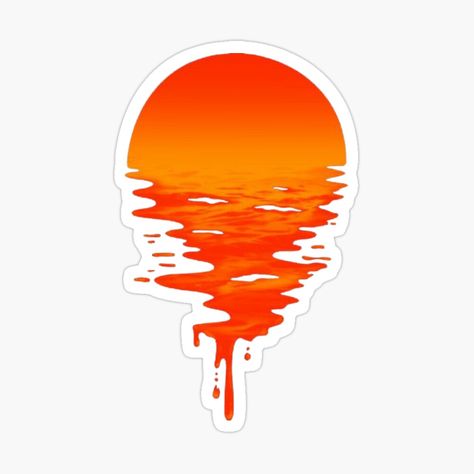 Sunset Sticker, Computer Sticker, Sunset Lover, Tree Silhouette, Sticker Book, Design Photography, Get Started, Graffiti, Art Design