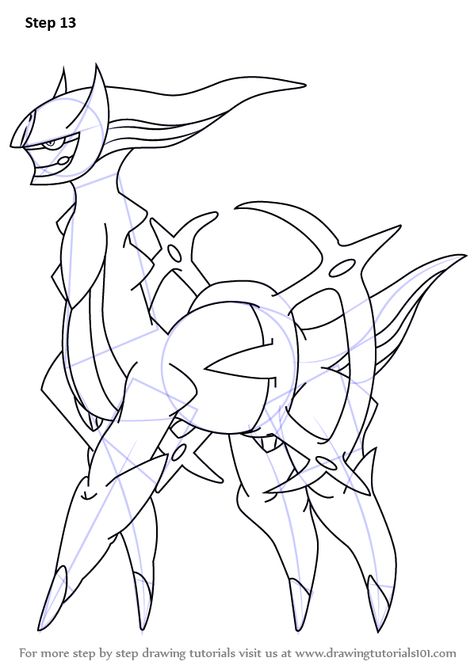 Step by Step How to Draw Arceus from Pokemon : DrawingTutorials101.com Arceus Pokemon Drawing, Arceus Drawing, All Pokemon Drawing, Arceus Pokemon, Easy Pokemon Drawings, Pokémon Drawings, Pokemon Arceus, Pokemon Step By Step, Easy Pokemon