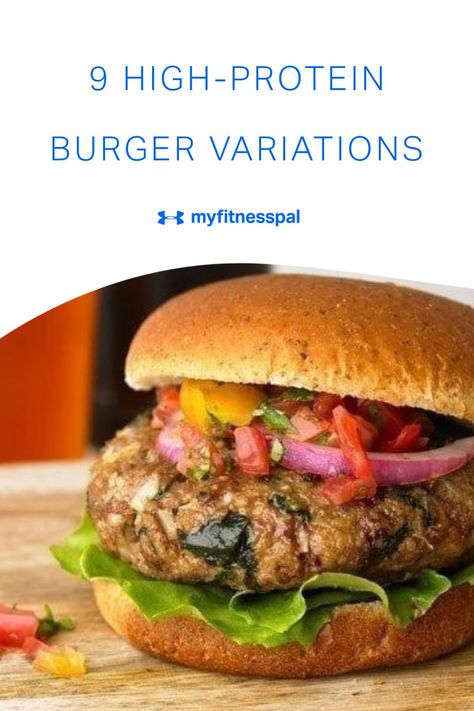 High Protein Veggie Burger, High Protein Burger Recipes, High Protein Burger, Low Calorie Burger Recipes, Beef Burger Patty Recipe, Vegetarian Burger Patties, Ground Beef Burger Recipe, Lean Beef Recipes, Protein Burger