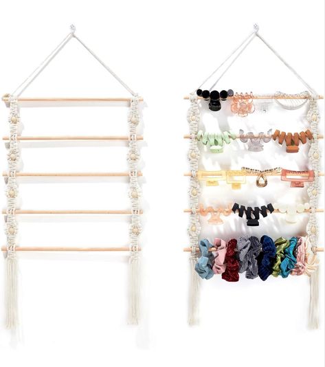 Claw Clip Storage Ideas, Claw Clip Storage, Claw Clip Organizer, Clip Organizer, Clip Hanger, Hair Tool Organizer, Lady Hair, Organizing Hair Accessories, Ribbon Crafts Diy