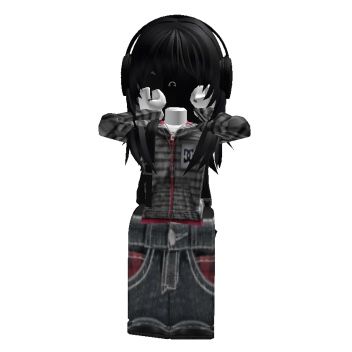 2000s Roblox Outfits, Black Roblox Outfits, Roblox R15 Avatars, Roblox Sets, Emo Roblox Outfits, Girl Avatar, Roblox Emo Outfits, Emo Roblox Avatar, Avatar Roblox