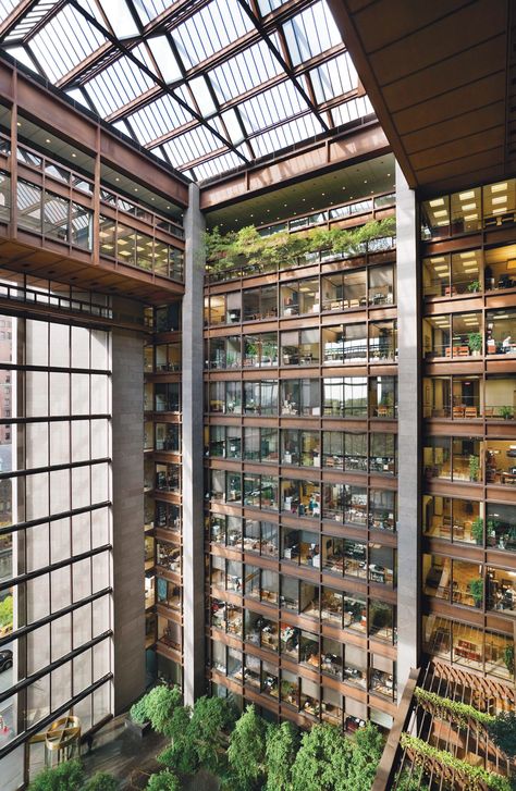 Atrium Architecture, Foundation Building, Interior Design Hd, Reception Hotel, Metal Buildings With Living Quarters, House New York, Ford Foundation, Steel Barns, Louis Kahn