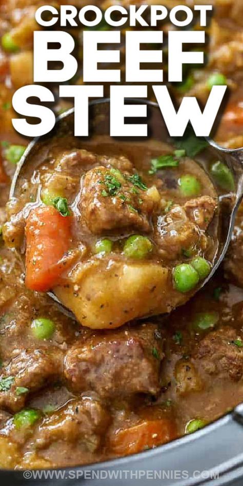 Simple Crockpot Beef Stew, Beef Chuck Stew, Classic Beef Stew Recipe, Crock Pot Beef Stew, Stewing Beef, Crockpot Beef Stew, Beef Stew Meat Recipes, Stew Recipes Crockpot, Beef Stew Ingredients