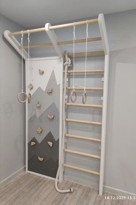 Indoor Climbing Wall, Indoor Playroom, Kids Rooms Inspo, Kids Room Interior Design, Children Room Boy, Kids Bedroom Inspiration, Baby Boy Room Decor, Kids Bedroom Designs, Kids Room Inspiration