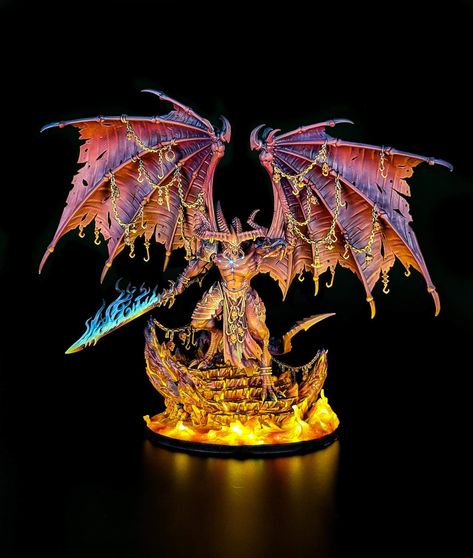 Chaos Daemons, Warhammer Age Of Sigmar, Warhammer Figures, Warhammer Paint, Warhammer Aos, D&d Miniatures, Dnd Miniatures, Warhammer Models, Age Of Sigmar