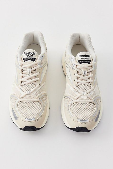 Reebok RBK Premier Road Plus IV Sneaker Reebok Women Sneakers, Reebok Retro, Pretty Sneakers, Pretty Shoes Sneakers, All Nike Shoes, Tennis Sneakers, Reebok Sneakers, Street Shoes, Sport Shoes Women