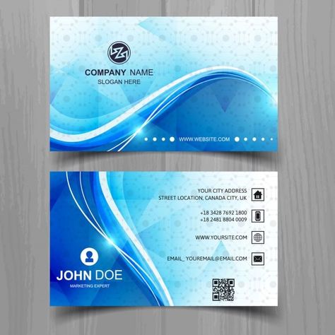 Medical Business Card, Blue Cards, Company Business Cards, Business Cards Layout, Banner Design Inspiration, Visiting Card Design, Cleaning Business Cards, Letterhead Design, Free Business Cards