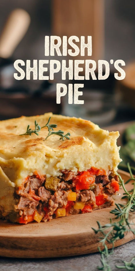 Shepherds Pie With Lamb, Irish Shepards Pie, Irish Potato Pie, Irish Shepherds Pie Recipe, Lamb Shepherds Pie, Irish Food Recipes, Shepards Pie Recipe, Irish Dinner, Shepherd's Pie Recipe