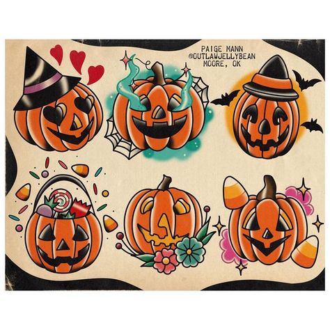 Pumpkin Heart Tattoo, Jack O Lantern Tattoo Traditional, Pumpkin Trad Tattoo, Pumpkin American Traditional Tattoo, American Traditional Jack O Lantern Tattoo, Halloween Flash Traditional, Traditional Jackolantern Tattoo, Vintage Pumpkin Tattoo, Traditional Jack O Lantern Tattoo