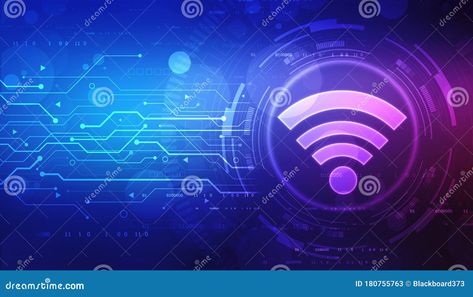 Graphic Background Design, Wifi Symbol, Concept Background, Graphic Background, Wifi Internet, Internet Network, Speed Internet, Communication Networks, High Speed Internet