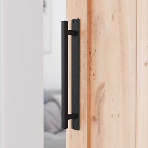 SMARTSTANDARD 12? Rustic Barn Door Handle for Sliding Door - Heavy Duty Barn Door Hardware Black Door Pull Plate, Antique Long Base Gate Handles Pulls Push: Amazon.ca: Tools & Home Improvement Barn Door Handle, Entry Door Handles, Interior Door Knobs, Gate Handles, Black Door Handles, Rustic Barn Door, Barn Door Handles, Glass Barn Doors, Sliding Barn Door Hardware