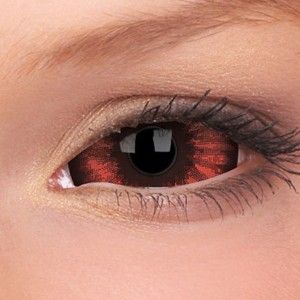 Sclera Contacts, Red Contacts Lenses, Special Effects Makeup Artist, Tattoo Son, Colored Eye Contacts, Eye Contact Lenses, Spooky Eyes, Halloween Contact Lenses, Cosplay Contacts