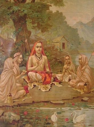 Jnana yoga Asans And Benefits Yoga Sutra, Yoga Vidya, Jnana Yoga, Raja Ravi Varma, Advaita Vedanta, Arte Yoga, Saints Of India, Ramana Maharshi, Yoga Sutras