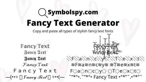 Fancy Text Generator to ✂️ (𝓬𝓸𝓹𝔂 𝖆𝖓𝖉 𝓹𝓪𝓼𝓽𝓮) 📋 fancy fonts 👌 Fancy Fonts Alphabet, Brush Lettering Font, Unicode Font, Ig Gif, Airbrush Tattoo, Instagram Font, Stylish Text, Cool Text, Text Generator