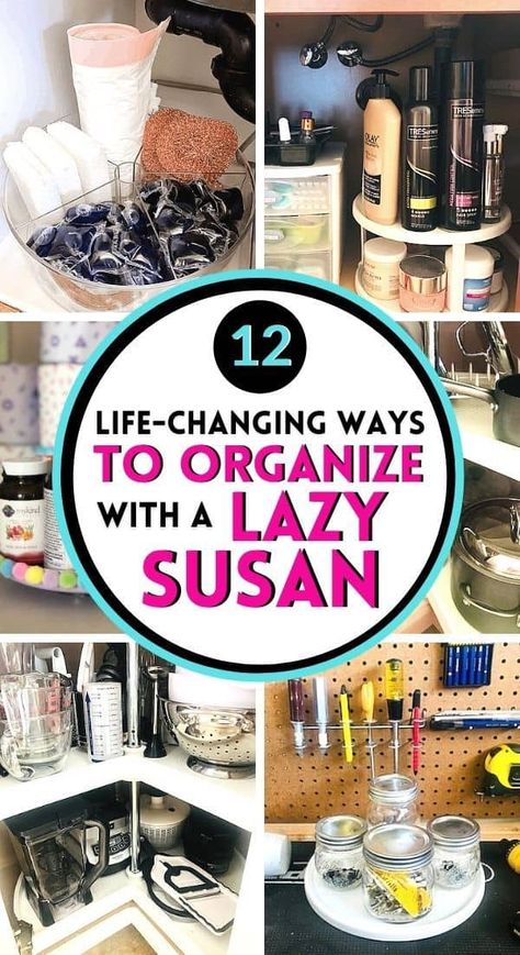 Kitchen Lazy Susan Ideas, Organize Lazy Susan Cabinet, Lazy Susan Organization Ideas, Pantry Lazy Susan, Lazy Susan Cabinet Organization, Lazy Susan Corner Cabinet, Lazy Susan Pantry, Kitchen Lazy Susan, Corner Cabinet Organization