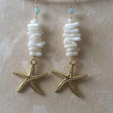 Beachy Clay Earrings, Beachy Earrings, Shell Jewellery, Beach Jewellery, Beachy Jewelry, Jewelry Video, Sea Jewelry, Beach Earrings, Seashell Jewelry