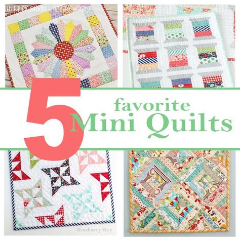 Tiny Quilts, Hst Quilts, Quilted Items, Doll Quilts, Mini Quilt Patterns, Mini Ideas, Quilt Wall, String Quilts, Quilt Care