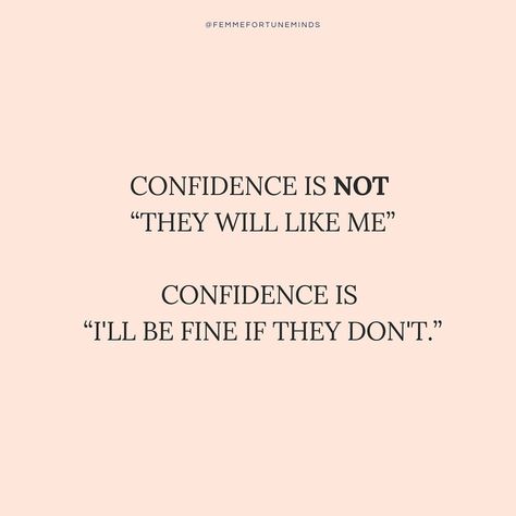 Confidence is the belief in one’s ability to accomplish tasks, make decisions, and navigate life’s challenges successfully. It has nothing to do with how people perceive you and everything to do with how you perceive yourself. ⭐️ Follow @femmefortuneminds for more Mindset & Personal Development For Women #confidence #confident #selflove #howtobeconfident #selfconfidence #confidenceiskey #confidencebuilding #confidenceiseverything #mindset #mentalhealth Nothing To Do With You, Confident Aesthetic Photography, Confidence Aesthetique, Calm Confidence Quotes, Confidence Is Quiet Quotes, Do It For Yourself Quotes, How To Be Confident, Confidence Is A Mindset, Key To Confidence