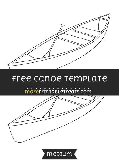 Free Canoe Template - Medium Paper Canoe Template, How To Draw A Canoe, How To Draw A Canoe Step By Step, Paper Boat Template, Canoe Drawing, Ken Tattoo, Canoe Painting, Fish Quilt Pattern, Small Canoe